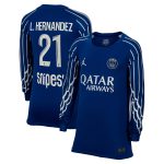 maillot fourth stadium psg jordan 2425 – manches longues – enfant avec flocage l.hernandez 21 Série | Maillots et Vêtements PSG Exclusifs sur PSG Shop