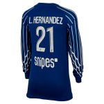 maillot fourth stadium psg jordan 2425 – manches longues – enfant avec flocage l.hernandez 21 Série | Maillots et Vêtements PSG Exclusifs sur PSG Shop
