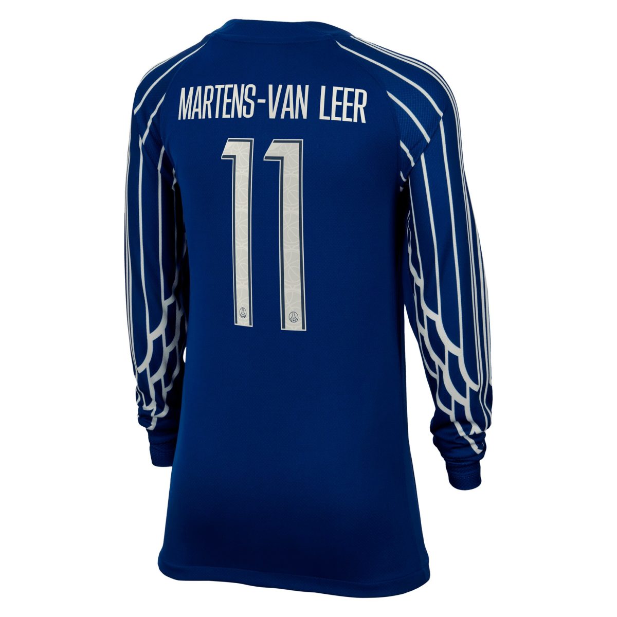 maillot fourth stadium psg jordan 2425 – manches longues – enfant avec flocage martens-van leer 11 Série | Maillots et Vêtements PSG Exclusifs sur PSG Shop