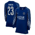 maillot fourth stadium psg jordan 2425 – manches longues – enfant avec flocage tounkara 23 Série | Maillots et Vêtements PSG Exclusifs sur PSG Shop