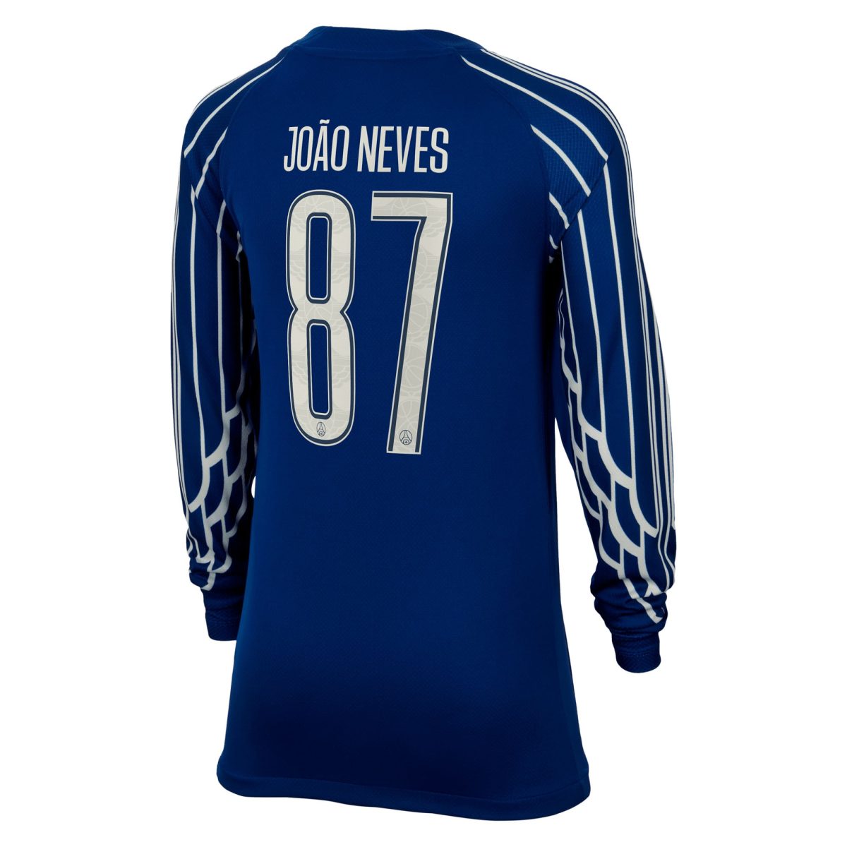 maillot fourth stadium psg jordan 2425 – manches longues – enfant – flocage coupe joao neves 87 Série | Maillots et Vêtements PSG Exclusifs sur PSG Shop