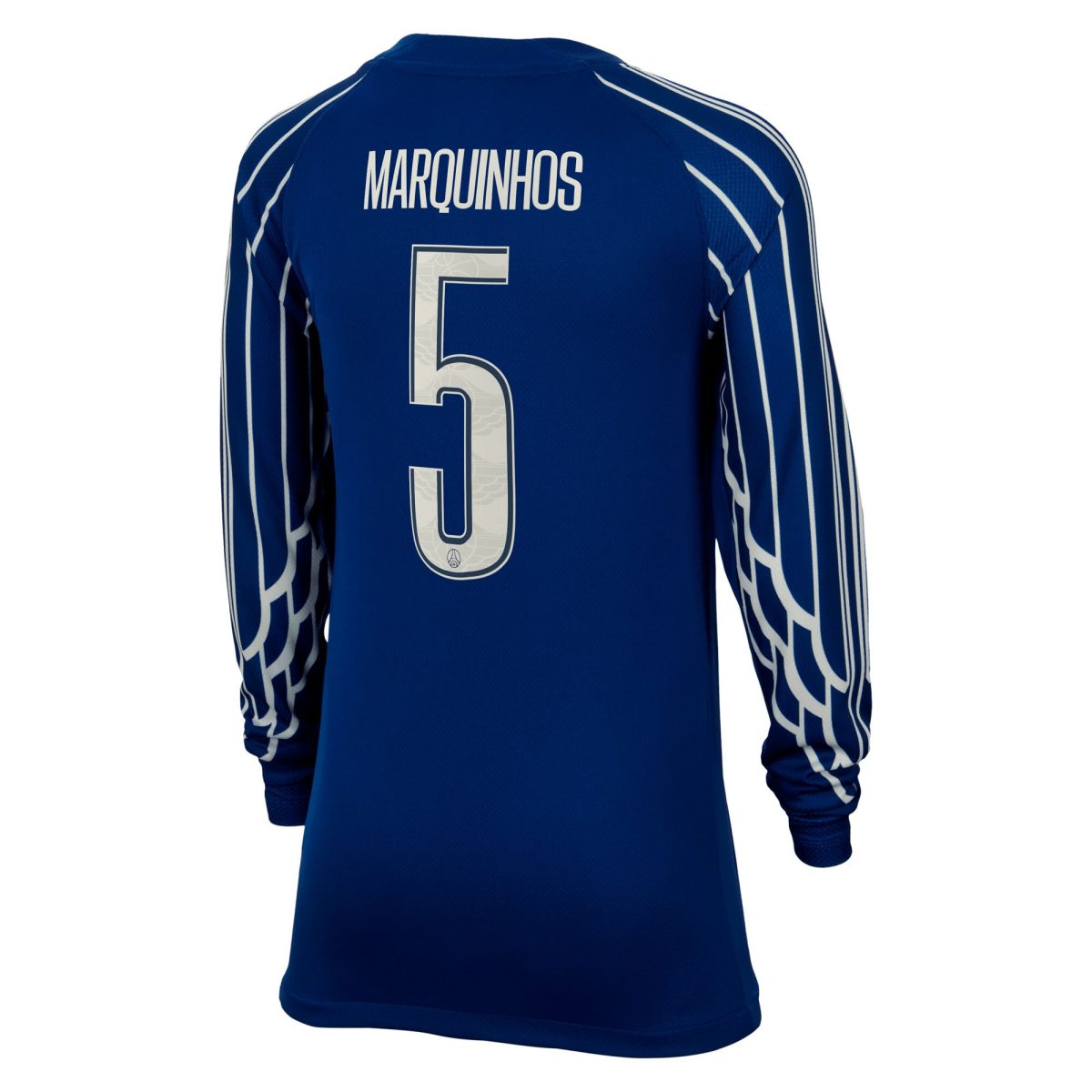 maillot fourth stadium psg jordan 2425 – manches longues – enfant – flocage coupe marquinhos 5 Série | Maillots et Vêtements PSG Exclusifs sur PSG Shop