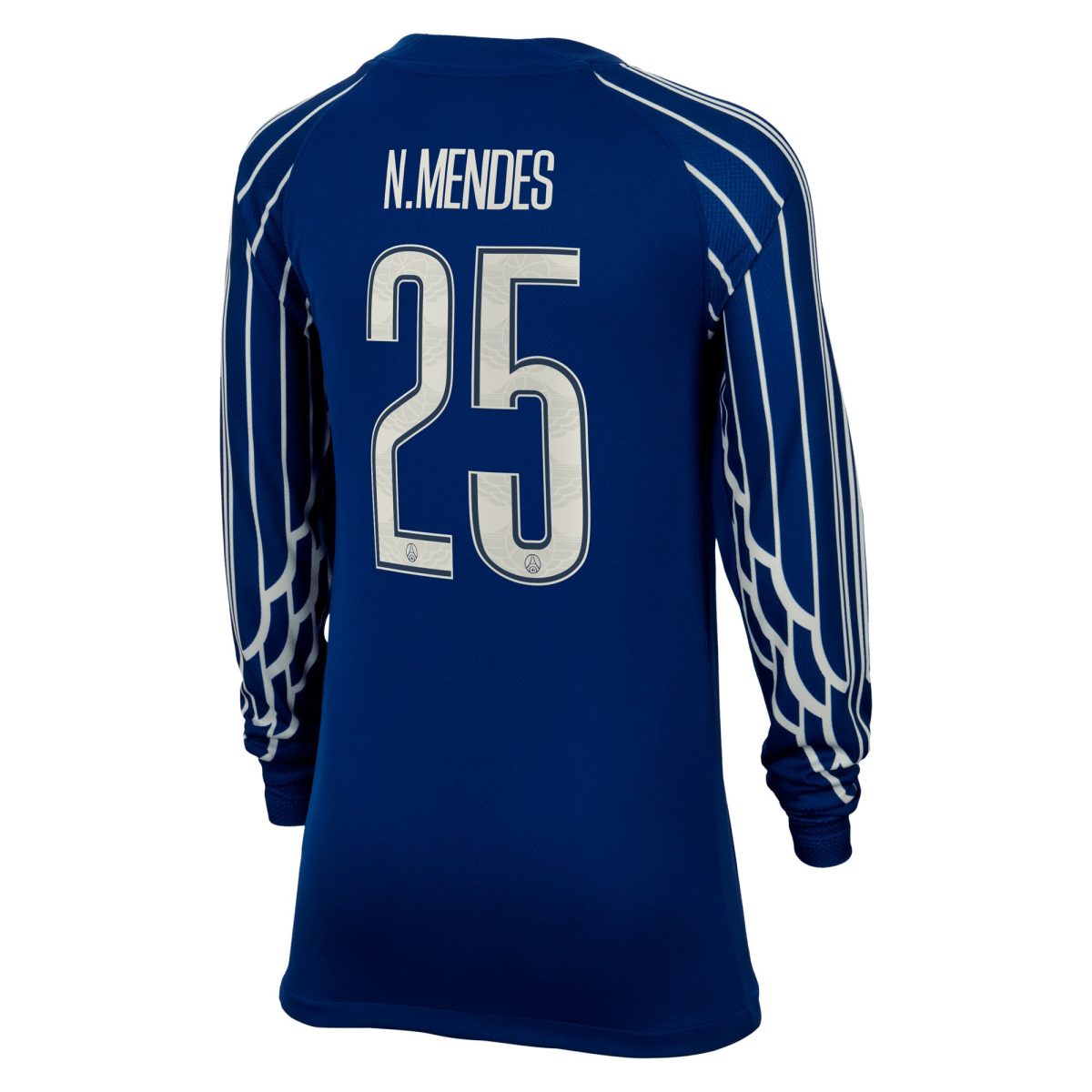 maillot fourth stadium psg jordan 2425 – manches longues – enfant – flocage coupe n.mendes 25 Série | Maillots et Vêtements PSG Exclusifs sur PSG Shop