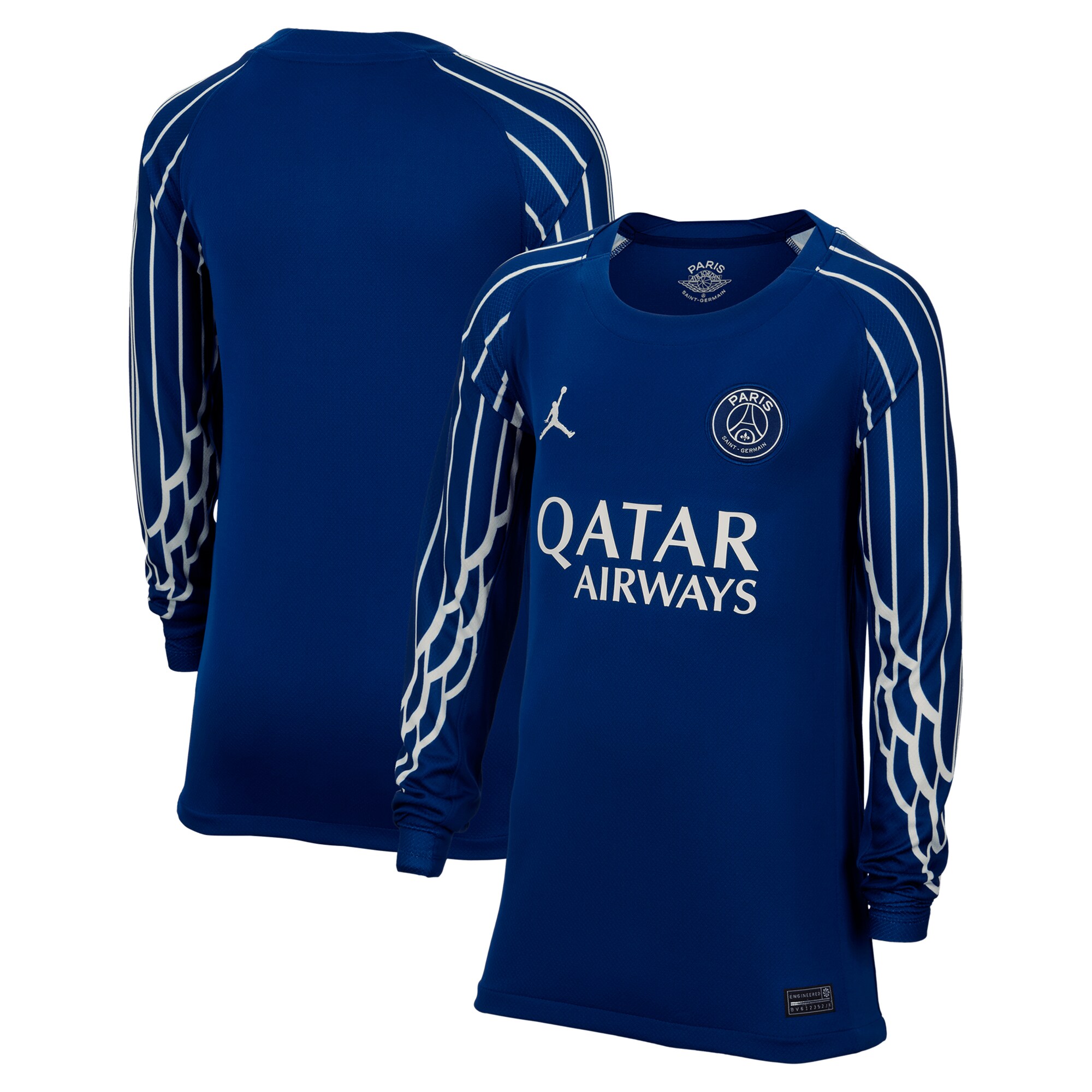 maillot fourth stadium psg jordan 2425 – manches longues – enfant Série | Maillots et Vêtements PSG Exclusifs sur PSG Shop