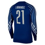 maillot fourth stadium psg jordan 2425 – manches longues – flocage coupe l.hernandez 21 Série | Maillots et Vêtements PSG Exclusifs sur PSG Shop