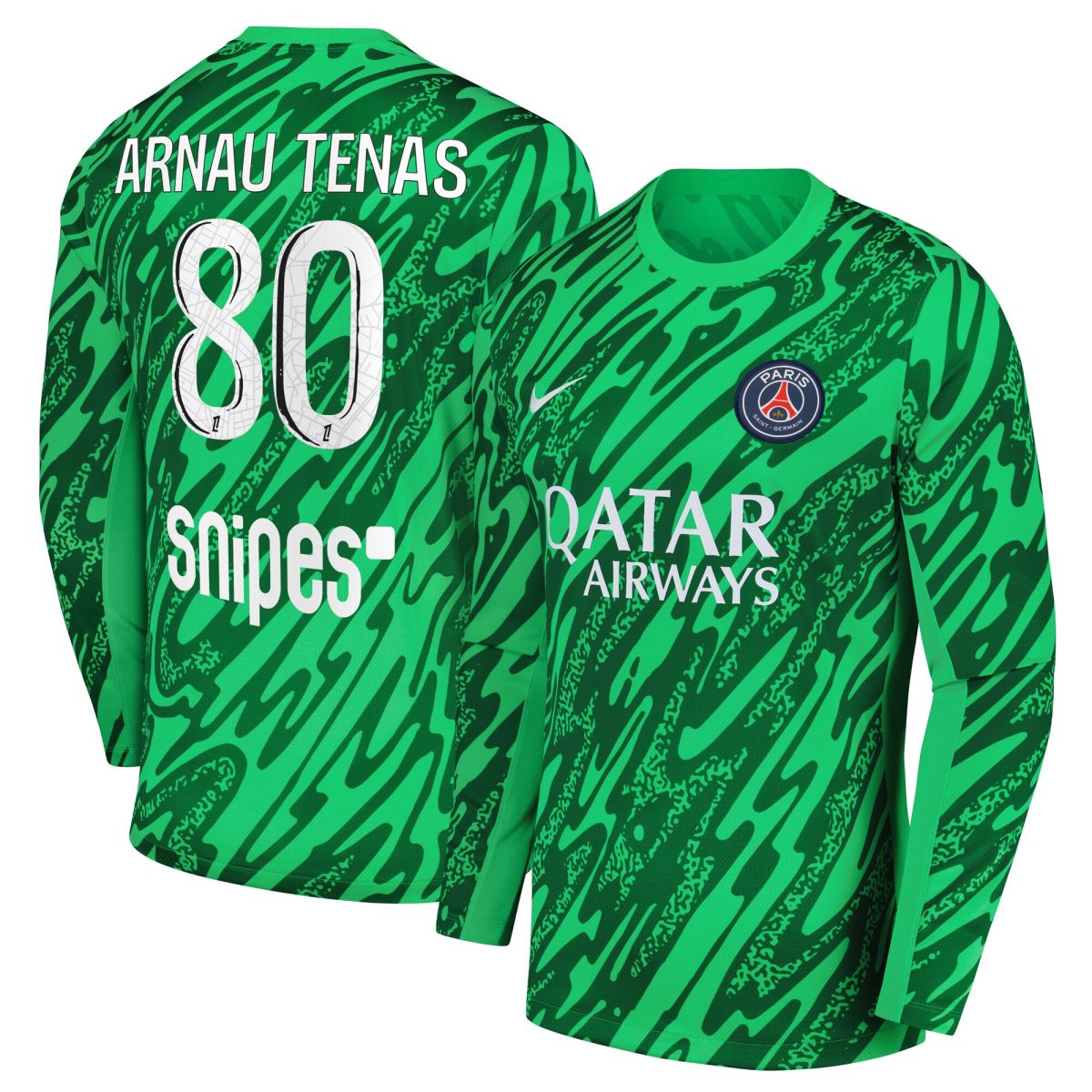 maillot gardien domicile psg nike 2425 avec flocage arnau tenas 80 Série | Maillots et Vêtements PSG Exclusifs sur PSG Shop