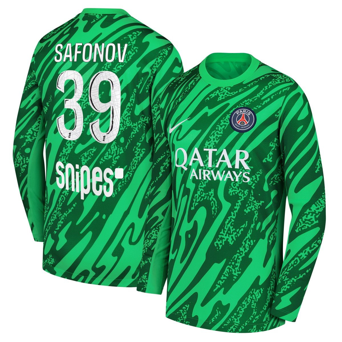 maillot gardien domicile psg nike 2425 – enfant avec flocage safonov 39 Série | Maillots et Vêtements PSG Exclusifs sur PSG Shop