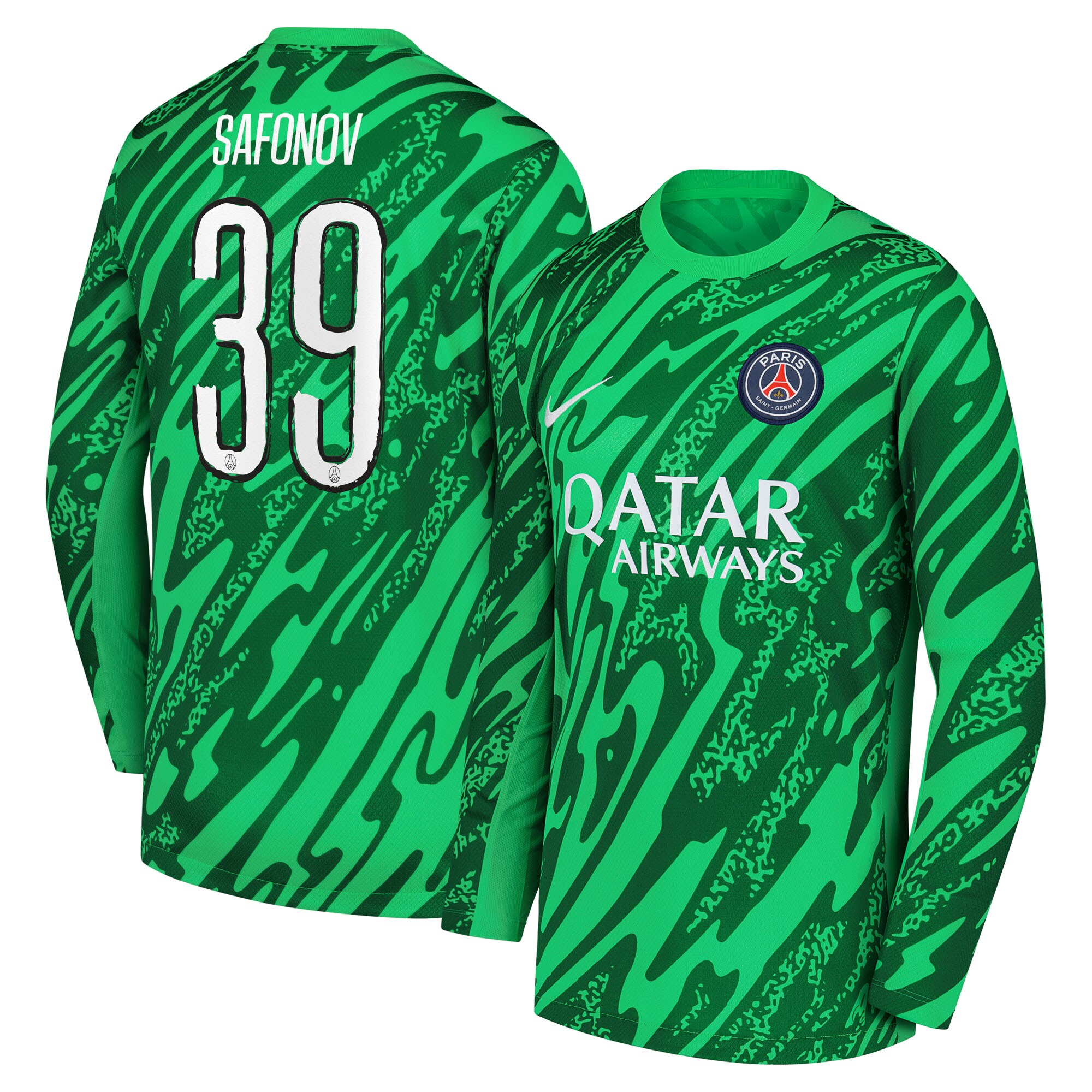 maillot gardien domicile psg nike 2425 – enfant – flocage coupe safonov 39 Série | Maillots et Vêtements PSG Exclusifs sur PSG Shop