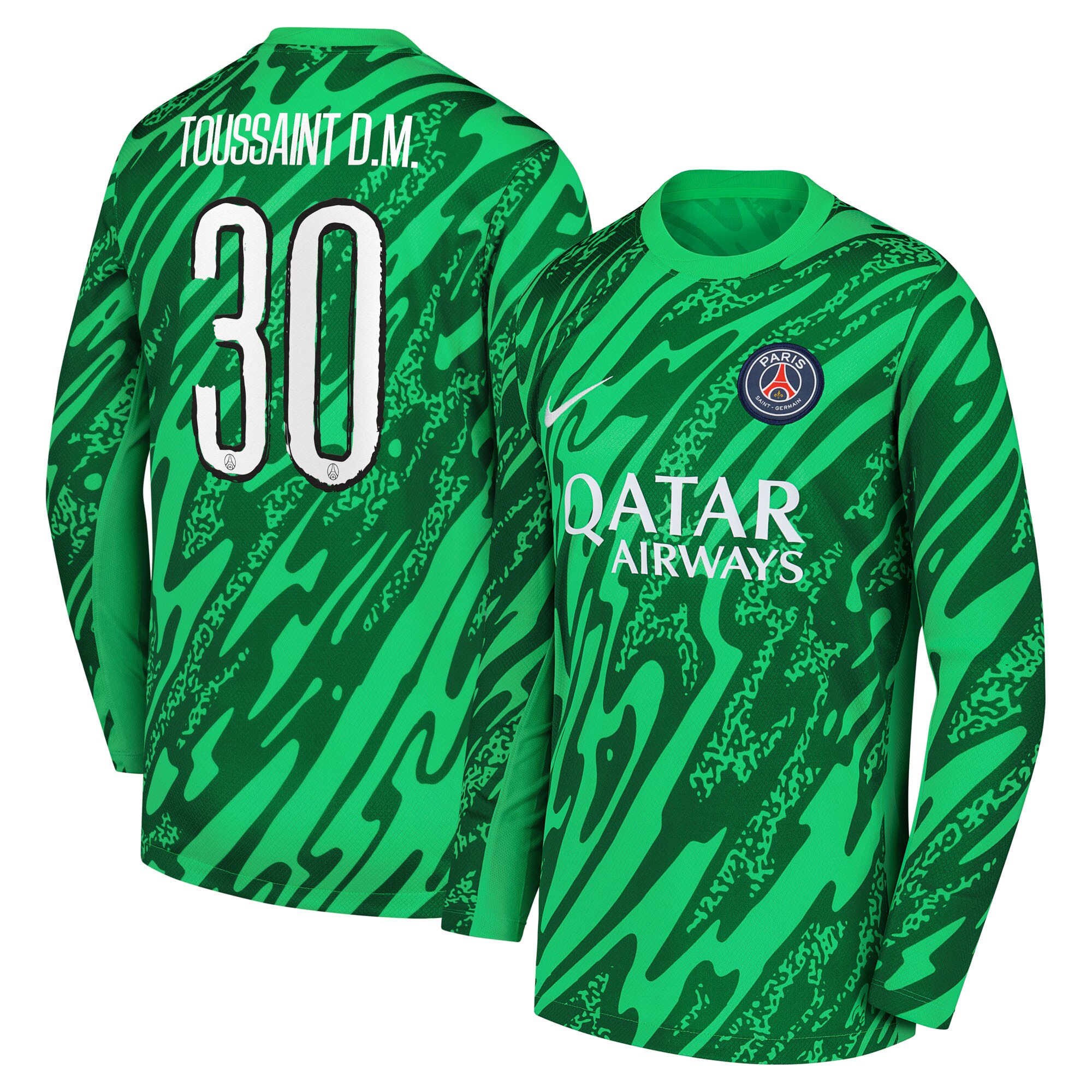 maillot gardien domicile psg nike 2425 – enfant – flocage coupe toussaint d.m 30 Série | Maillots et Vêtements PSG Exclusifs sur PSG Shop