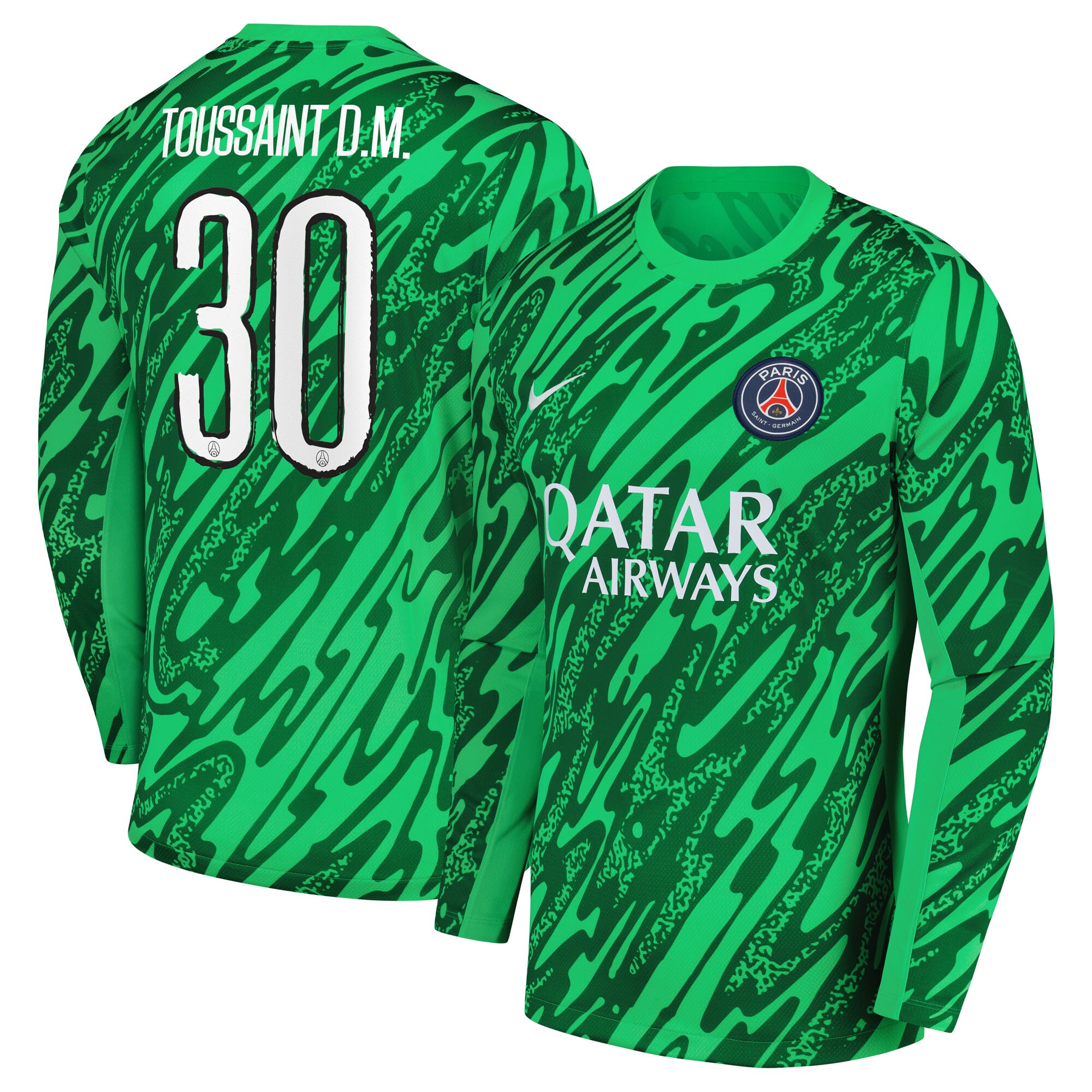 maillot gardien domicile psg nike 2425 – flocage coupe toussaint d.m 30 Série | Maillots et Vêtements PSG Exclusifs sur PSG Shop