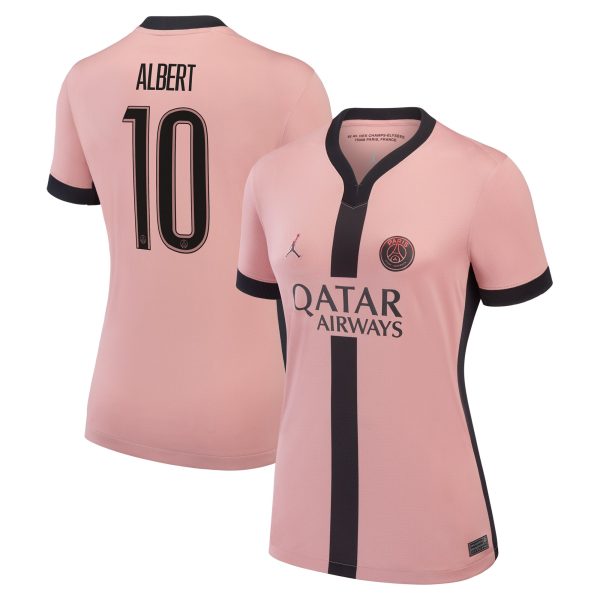 maillot psg jordan third stadium 2024-25 – femme avec flocage albert 10 Série | Maillots et Vêtements PSG Exclusifs sur PSG Shop