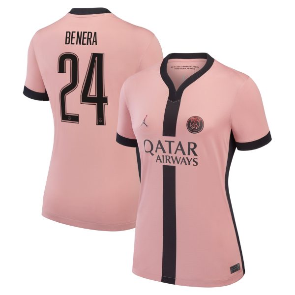 maillot psg jordan third stadium 2024-25 – femme avec flocage benera 24 Série | Maillots et Vêtements PSG Exclusifs sur PSG Shop