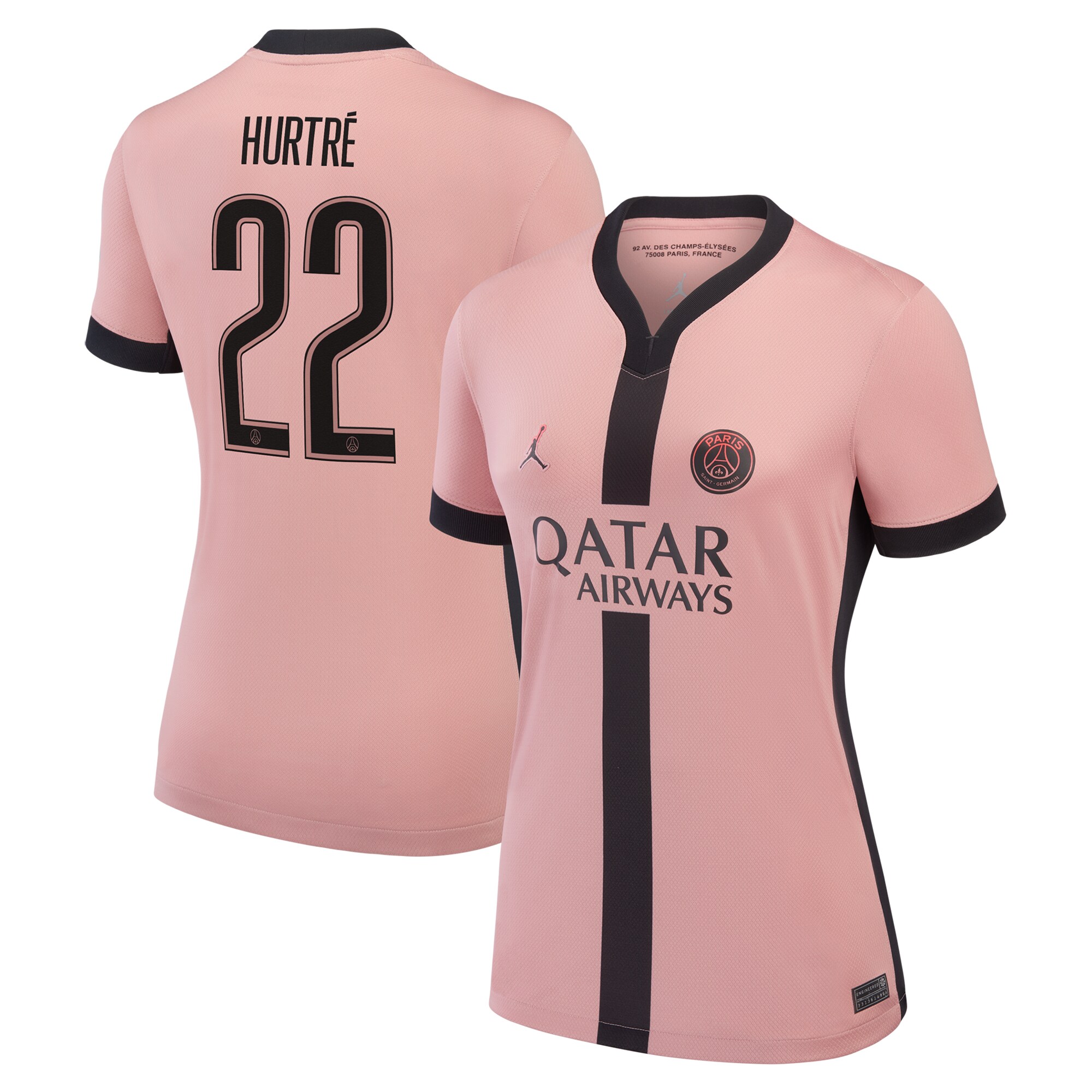 maillot psg jordan third stadium 2024-25 – femme avec flocage hurtre 22 Série | Maillots et Vêtements PSG Exclusifs sur PSG Shop
