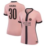 maillot psg jordan third stadium 2024-25 – femme avec flocage kanjinga 30 Série | Maillots et Vêtements PSG Exclusifs sur PSG Shop