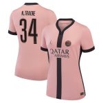 maillot psg jordan third stadium 2024-25 – femme avec flocage n.traore 34 Série | Maillots et Vêtements PSG Exclusifs sur PSG Shop