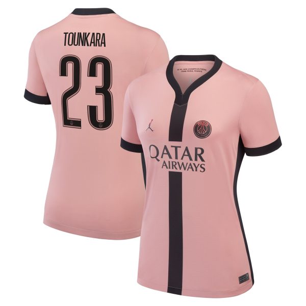 maillot psg jordan third stadium 2024-25 – femme avec flocage tounkara 23 Série | Maillots et Vêtements PSG Exclusifs sur PSG Shop