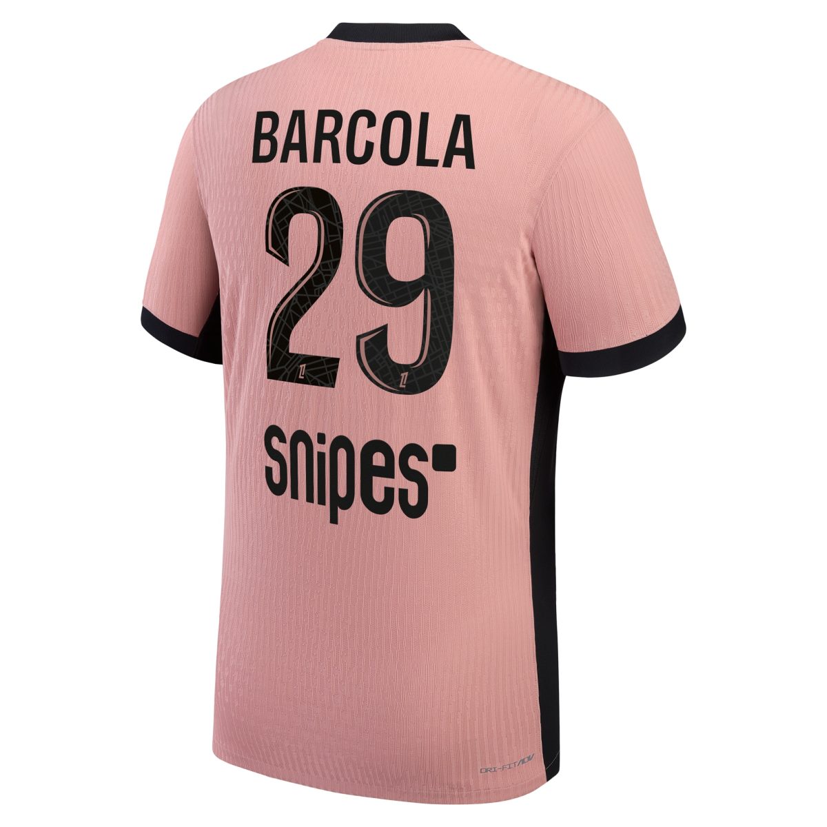 maillot third match psg jordan dri-fit adv 2425 avec flocage barcola 29 Série | Maillots et Vêtements PSG Exclusifs sur PSG Shop