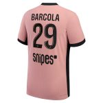 maillot third match psg jordan dri-fit adv 2425 avec flocage barcola 29 Série | Maillots et Vêtements PSG Exclusifs sur PSG Shop