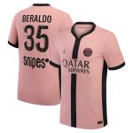 maillot third match psg jordan dri-fit adv 2425 avec flocage beraldo 35 Série | Maillots et Vêtements PSG Exclusifs sur PSG Shop