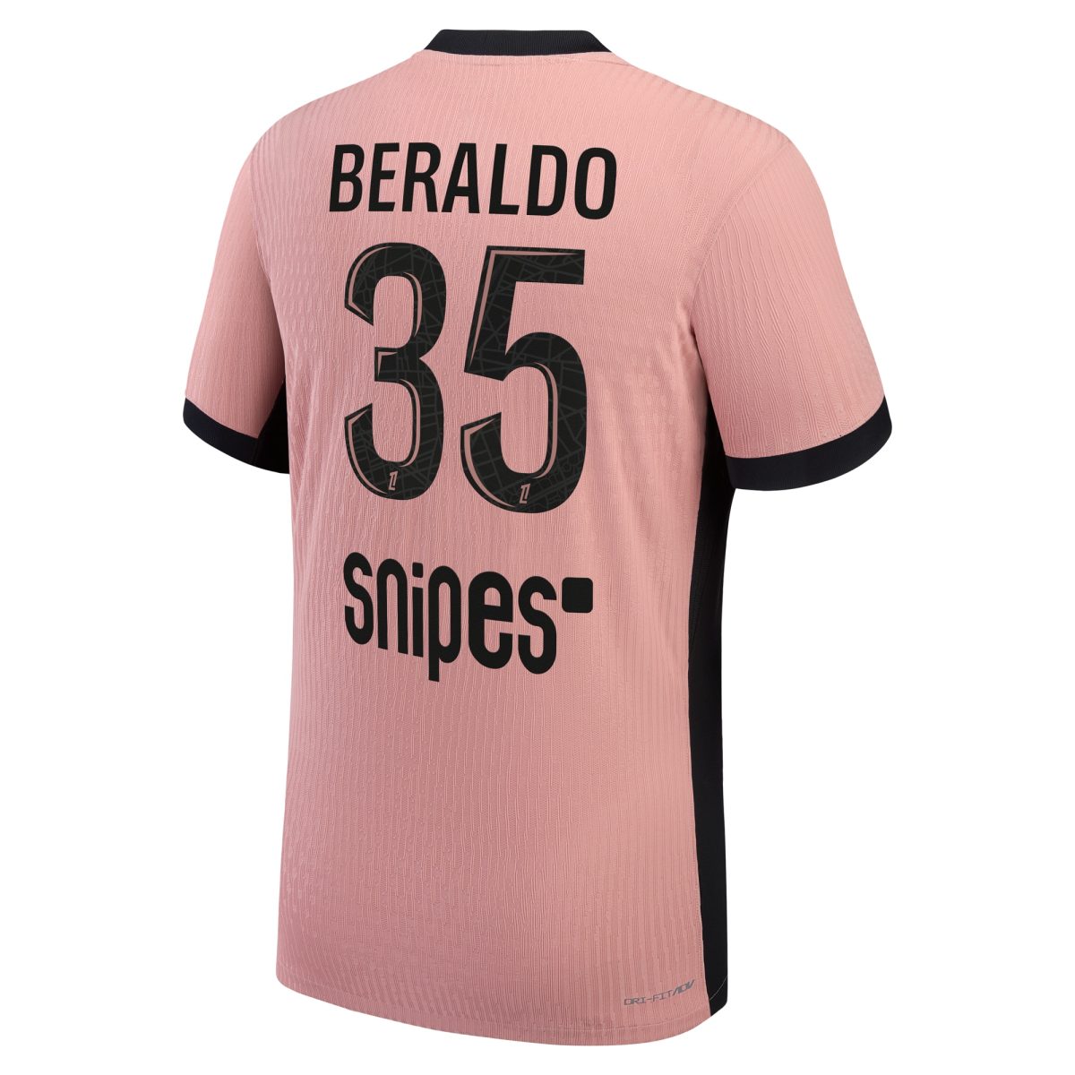 maillot third match psg jordan dri-fit adv 2425 avec flocage beraldo 35 Série | Maillots et Vêtements PSG Exclusifs sur PSG Shop
