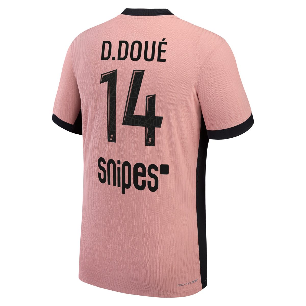 maillot third match psg jordan dri-fit adv 2425 avec flocage d.doue 14 Série | Maillots et Vêtements PSG Exclusifs sur PSG Shop