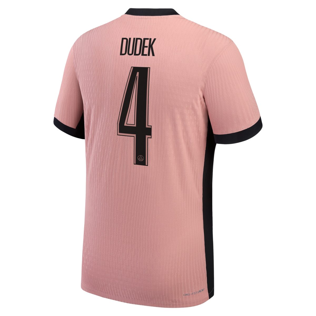 maillot third match psg jordan dri-fit adv 2425 avec flocage dudek 4 Série | Maillots et Vêtements PSG Exclusifs sur PSG Shop