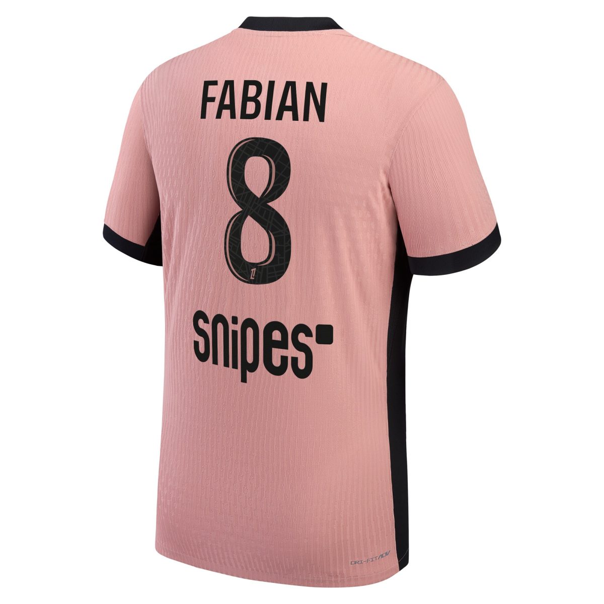 maillot third match psg jordan dri-fit adv 2425 avec flocage fabian 8 Série | Maillots et Vêtements PSG Exclusifs sur PSG Shop