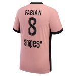 maillot third match psg jordan dri-fit adv 2425 avec flocage fabian 8 Série | Maillots et Vêtements PSG Exclusifs sur PSG Shop