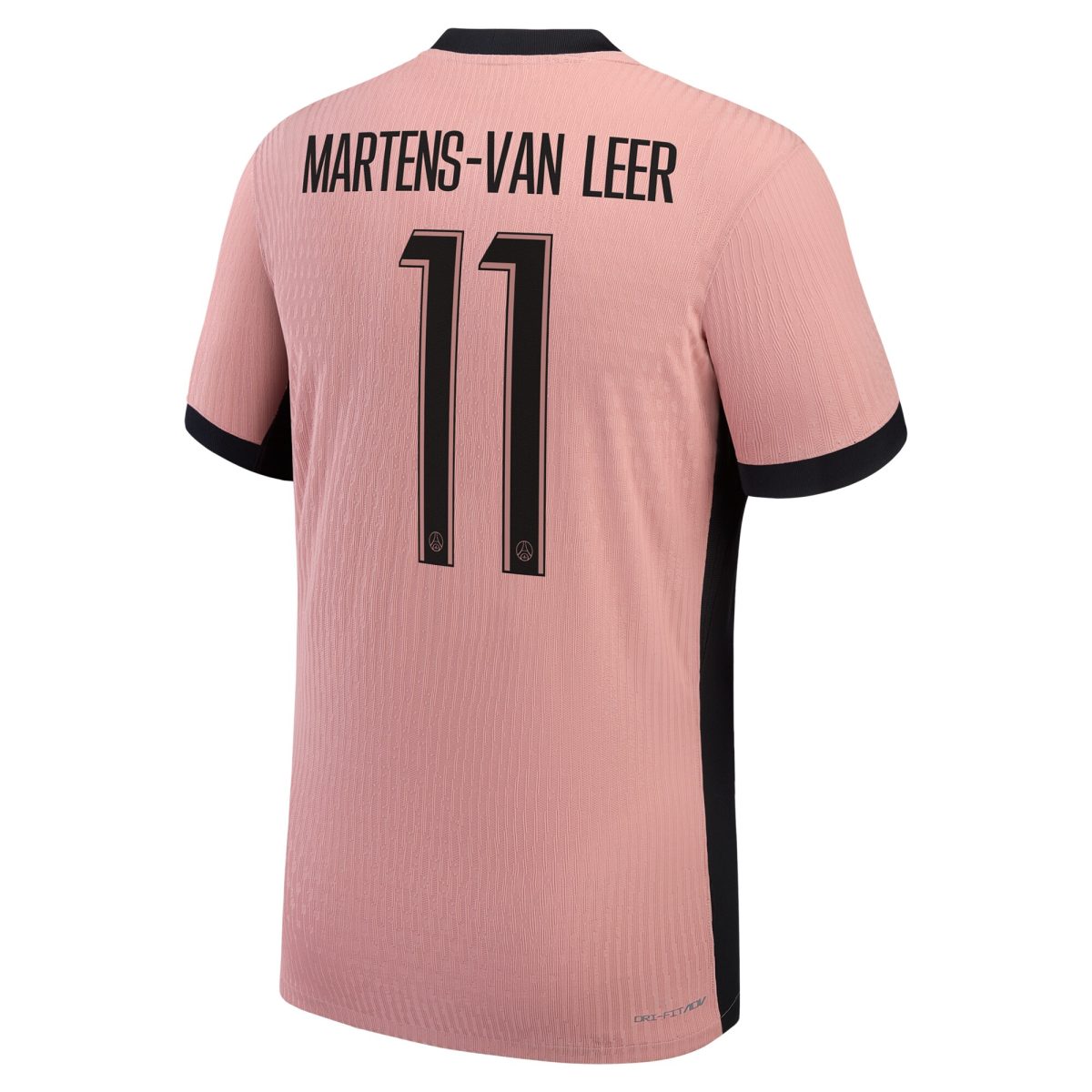 maillot third match psg jordan dri-fit adv 2425 avec flocage martens-van leer 11 Série | Maillots et Vêtements PSG Exclusifs sur PSG Shop