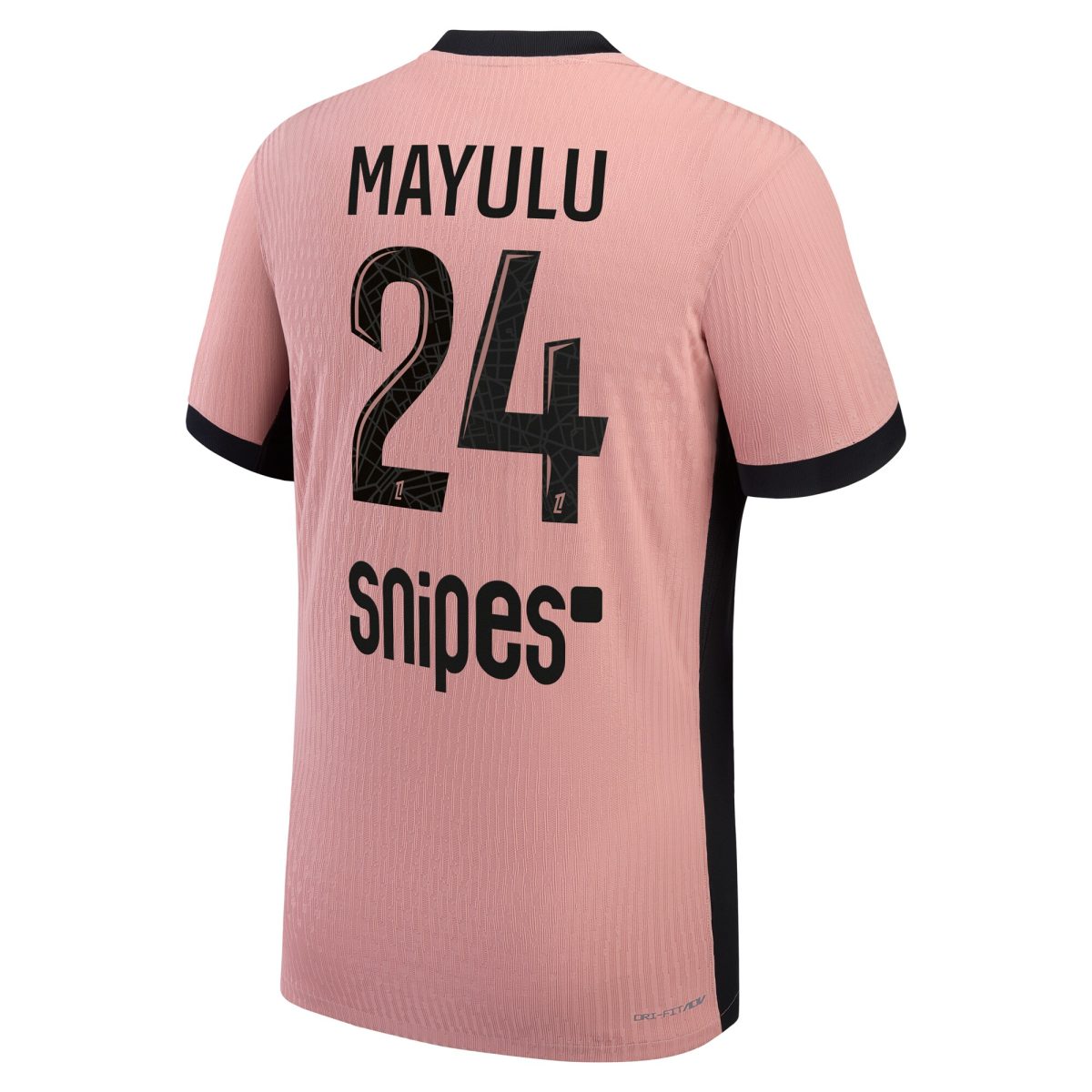 maillot third match psg jordan dri-fit adv 2425 avec flocage mayulu 24 Série | Maillots et Vêtements PSG Exclusifs sur PSG Shop
