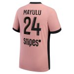 maillot third match psg jordan dri-fit adv 2425 avec flocage mayulu 24 Série | Maillots et Vêtements PSG Exclusifs sur PSG Shop