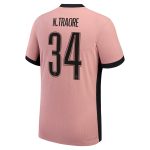 maillot third match psg jordan dri-fit adv 2425 avec flocage n.traore 34 Série | Maillots et Vêtements PSG Exclusifs sur PSG Shop