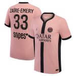 maillot third match psg jordan dri-fit adv 2425 avec flocage zaire-emery 33 Série | Maillots et Vêtements PSG Exclusifs sur PSG Shop