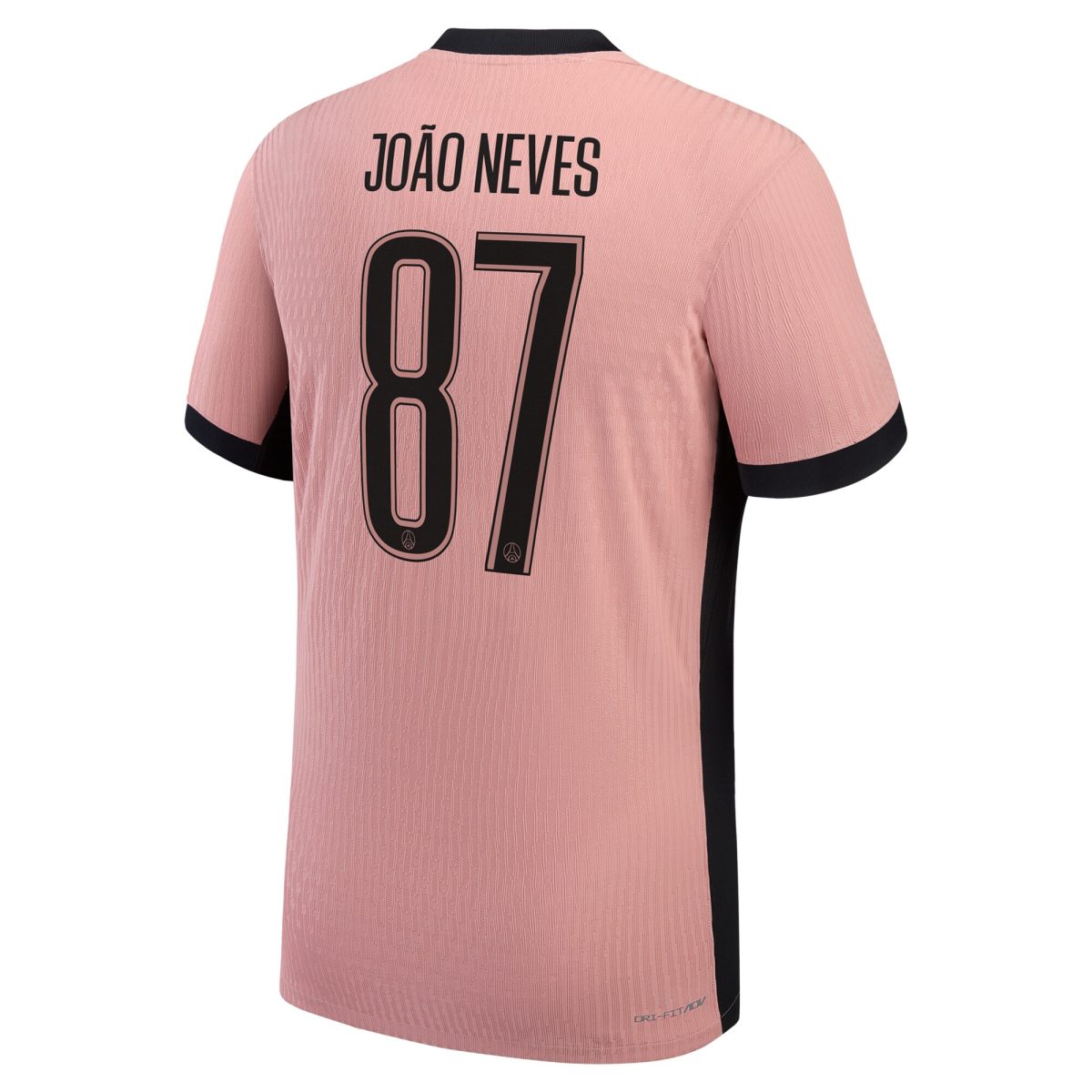 maillot third match psg jordan dri-fit adv 2425 – flocage coupe joao neves 87 Série | Maillots et Vêtements PSG Exclusifs sur PSG Shop