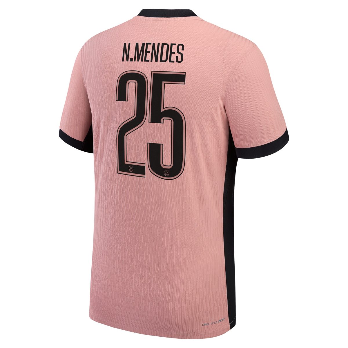 maillot third match psg jordan dri-fit adv 2425 – flocage coupe n.mendes 25 Série | Maillots et Vêtements PSG Exclusifs sur PSG Shop