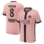 maillot third stadium psg jordan 2425 avec flocage fabian 8 Série | Maillots et Vêtements PSG Exclusifs sur PSG Shop