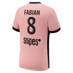 maillot third stadium psg jordan 2425 avec flocage fabian 8 Série | Maillots et Vêtements PSG Exclusifs sur PSG Shop