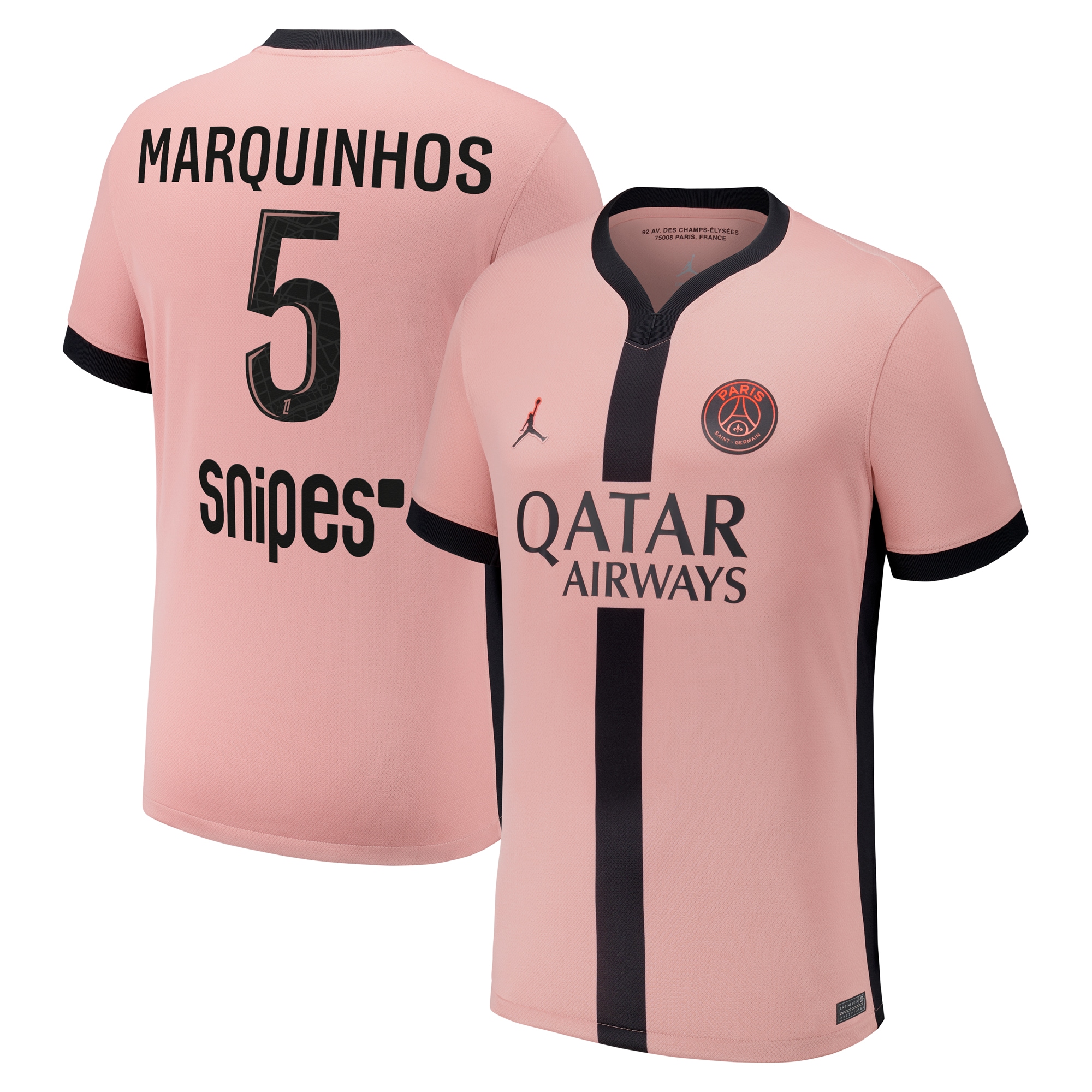 maillot third stadium psg jordan 2425 avec flocage marquinhos 5 Série | Maillots et Vêtements PSG Exclusifs sur PSG Shop