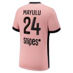 maillot third stadium psg jordan 2425 – enfant avec flocage mayulu 24 Série | Maillots et Vêtements PSG Exclusifs sur PSG Shop