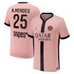 maillot third stadium psg jordan 2425 – enfant avec flocage n.mendes 25 Série | Maillots et Vêtements PSG Exclusifs sur PSG Shop
