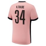 maillot third stadium psg jordan 2425 – enfant avec flocage n.traore 34 Série | Maillots et Vêtements PSG Exclusifs sur PSG Shop