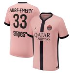 maillot third stadium psg jordan 2425 – enfant avec flocage zaire-emery 33 Série | Maillots et Vêtements PSG Exclusifs sur PSG Shop