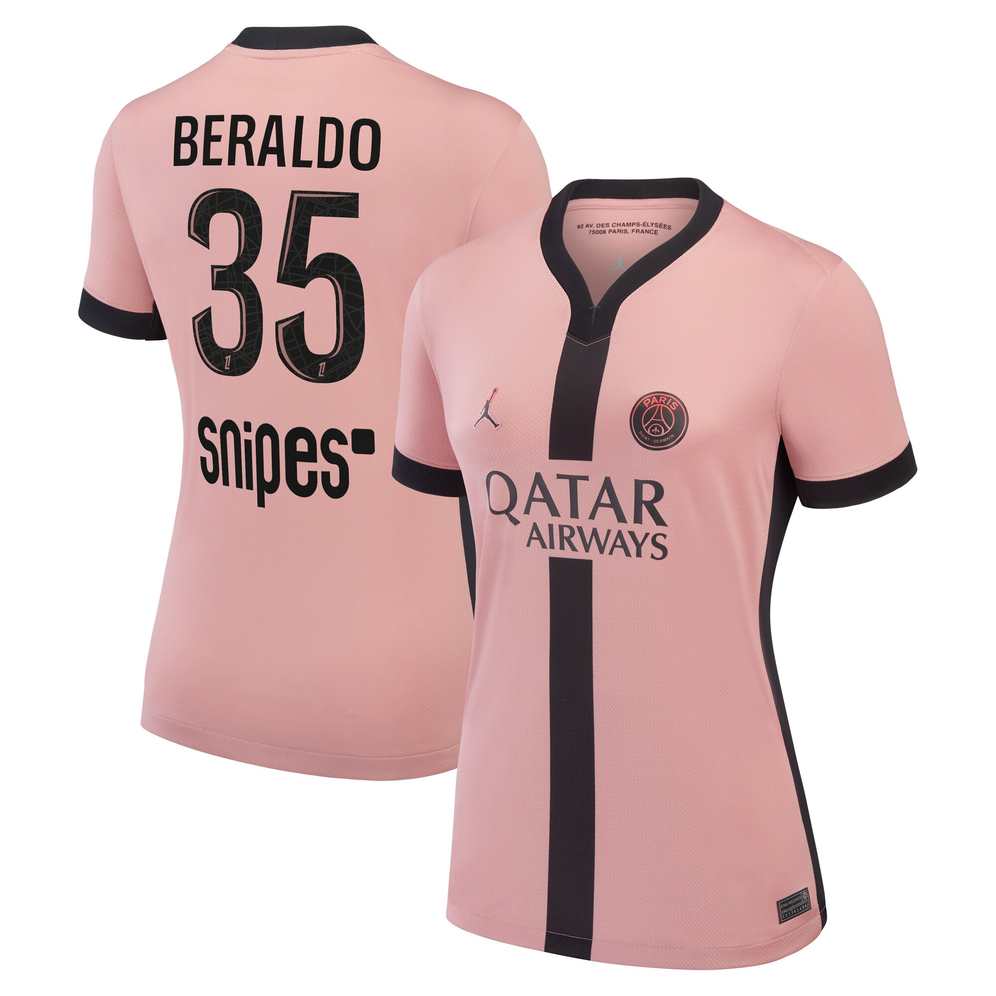 maillot third stadium psg jordan 2425 – femme avec flocage beraldo 35 Série | Maillots et Vêtements PSG Exclusifs sur PSG Shop