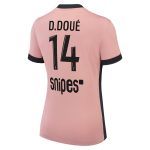 maillot third stadium psg jordan 2425 – femme avec flocage d.doue 14 Série | Maillots et Vêtements PSG Exclusifs sur PSG Shop
