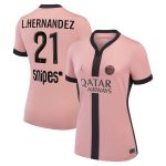maillot third stadium psg jordan 2425 – femme avec flocage l.hernandez 21 Série | Maillots et Vêtements PSG Exclusifs sur PSG Shop
