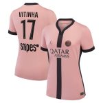 maillot third stadium psg jordan 2425 – femme avec flocage vitinha 17 Série | Maillots et Vêtements PSG Exclusifs sur PSG Shop