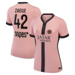 maillot third stadium psg jordan 2425 – femme avec flocage zague 42 Série | Maillots et Vêtements PSG Exclusifs sur PSG Shop