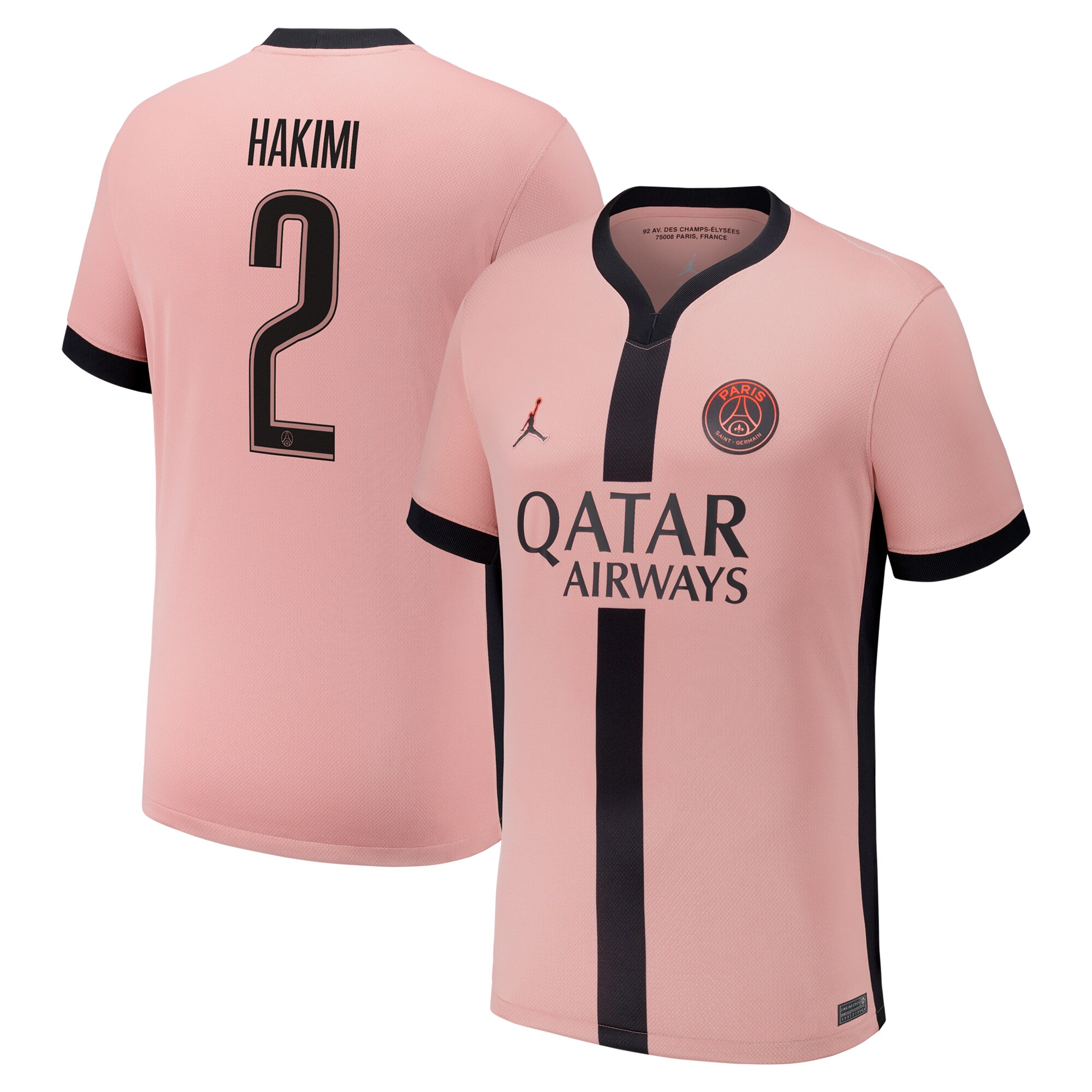 maillot third stadium psg jordan 2425 – flocage coupe hakimi 2 Série | Maillots et Vêtements PSG Exclusifs sur PSG Shop