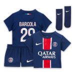 tenue domicile psg nike 2425 – bebe avec flocage barcola 29 Série | Maillots et Vêtements PSG Exclusifs sur PSG Shop