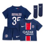 tenue domicile psg nike 2425 – bebe avec flocage beraldo 35 Série | Maillots et Vêtements PSG Exclusifs sur PSG Shop